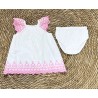LOSAN VESTITO BIANCO BIMBA