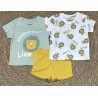 LOSAN SET 2 MAGLIE E PANTALONCINO BIMBO