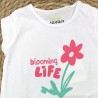 LOSAN MAGLIA M/M WHITE FLOWER BIMBA