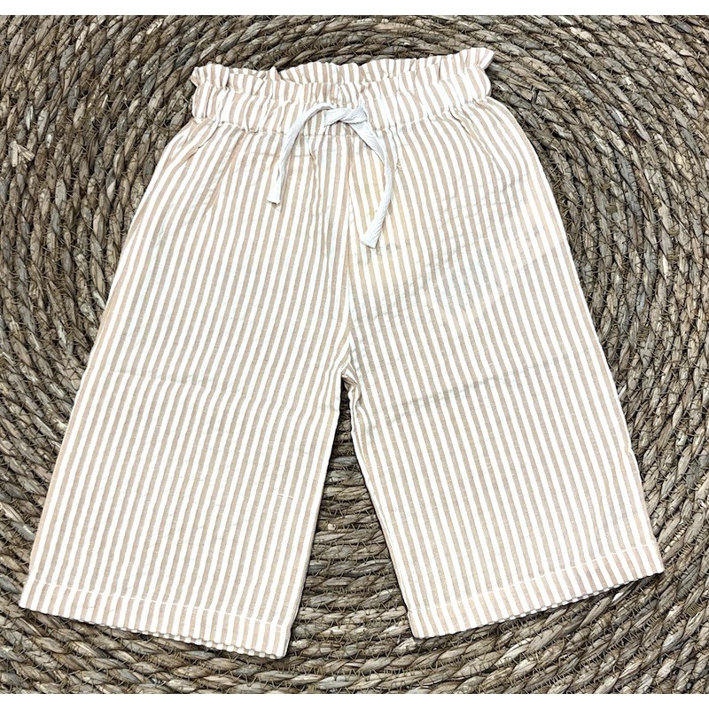 LOSAN PANTAPALAZZO ECRU BABY GIRL