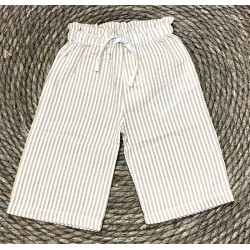LOSAN PANTAPALAZZO ECRU BABY GIRL