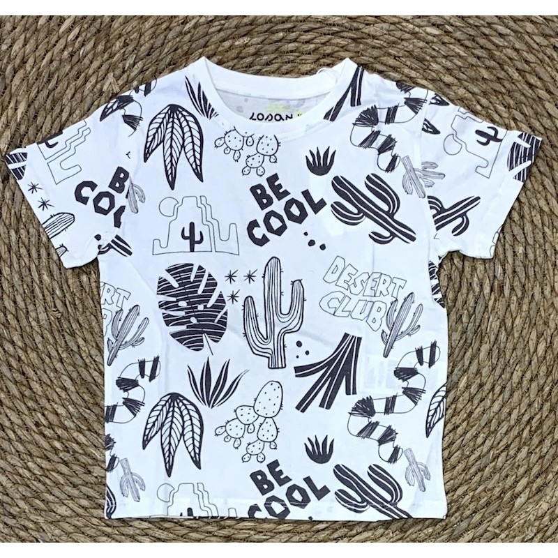 LOSAN MAGLIA M/M CACTUS WHITE BIMBO