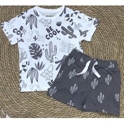 LOSAN MAGLIA M/M CACTUS WHITE BIMBO