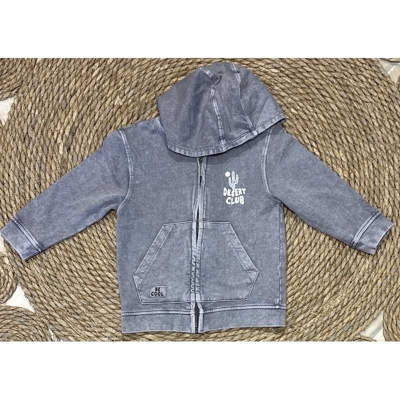 LOSAN FELPA ZIP GREY DESERT BIMBO
