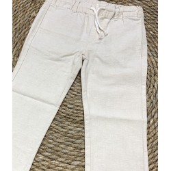 LOSAN PANTALONE IN LINO BIMBO