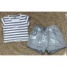 LOSAN SHORT DENIM METALLIC BIMBA