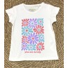 LOSAN MAGLIA M/M WHITE FLOWER BIMBA