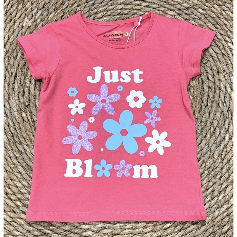 LOSAN MAGLIA M/M FUCSIA FLOWER BIMBA
