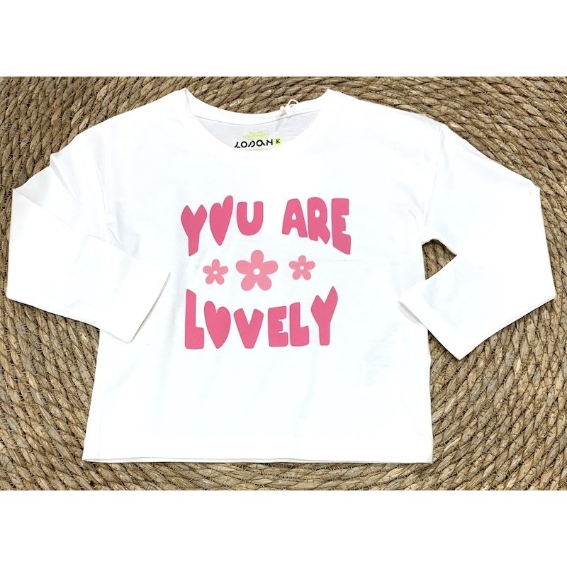 LOSAN MAGLIA M/L LOVELY WHITE BIMBA