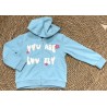 LOSAN FELPA ZIP LOVELY BIMBA