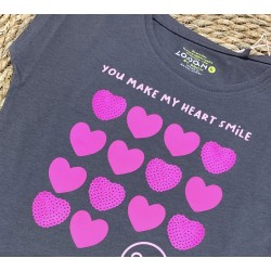 LOSAN MAGLIA M/M HEART GREY BIMBA