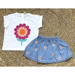 LOSAN MAGLIA M/M FLOWER BIMBA