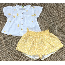 LOSAN SHORT SUNFLOWER BABY GIRL