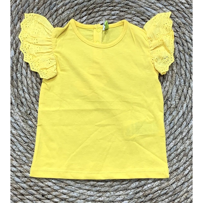 LOSAN MAGLIA M/M RICAMO YELLOW BABY GIRL