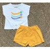 LOSAN SHORT FLOWER ORANGE BIMBA
