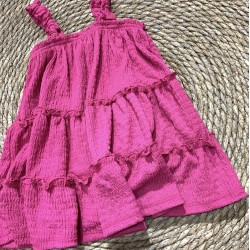 LOSAN VESTITO FUCSIA BIMBA