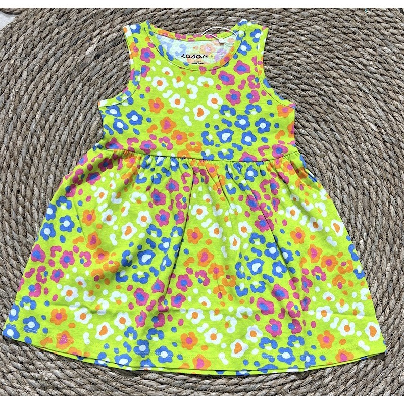 LOSAN VESTINA ANIMALIER MULTICOLOR BIMBA