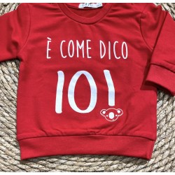 E.M.C. FELPA GIROCOLLO RED BABY BOY