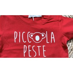 E.M.C. MAGLIA M/M PICCOLA PESTE RED BABY BOY