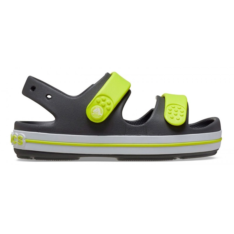 CROCS CROCBAND SANDAL T GREY/LIME