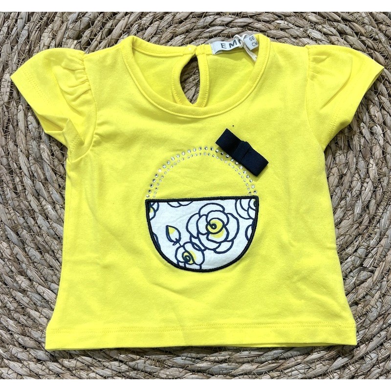 E.M.C. MAGLIA M/M YELLOW BABY GIRL