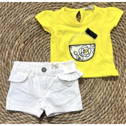 E.M.C. MAGLIA M/M YELLOW BABY GIRL