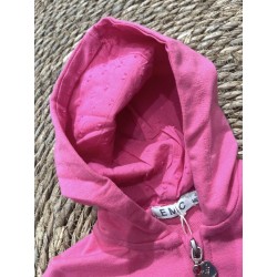 E.M.C. FELPA ZIP PINK BABY GIRL