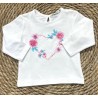 E.M.C. MAGLIA M/L FLOWER PINK BABY GIRL