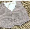 E.M.C. GILET MARRONE BABY BOY