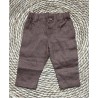 E.M.C. PANTALONE IN LINO MARRONE BABY BOY