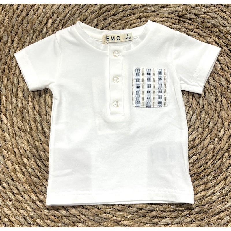 E.M.C. MAGLIA M/M CON TASCHINO BABY BOY