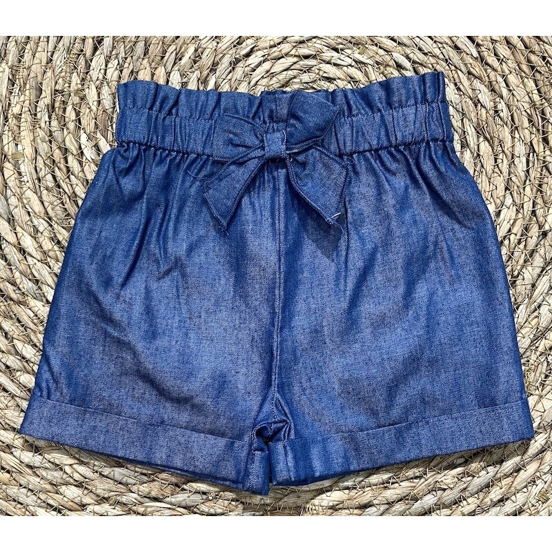 E.M.C. SHORT FINTO DENIM BABY GIRL