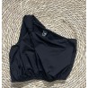 TOP MONOSPALLA NERO