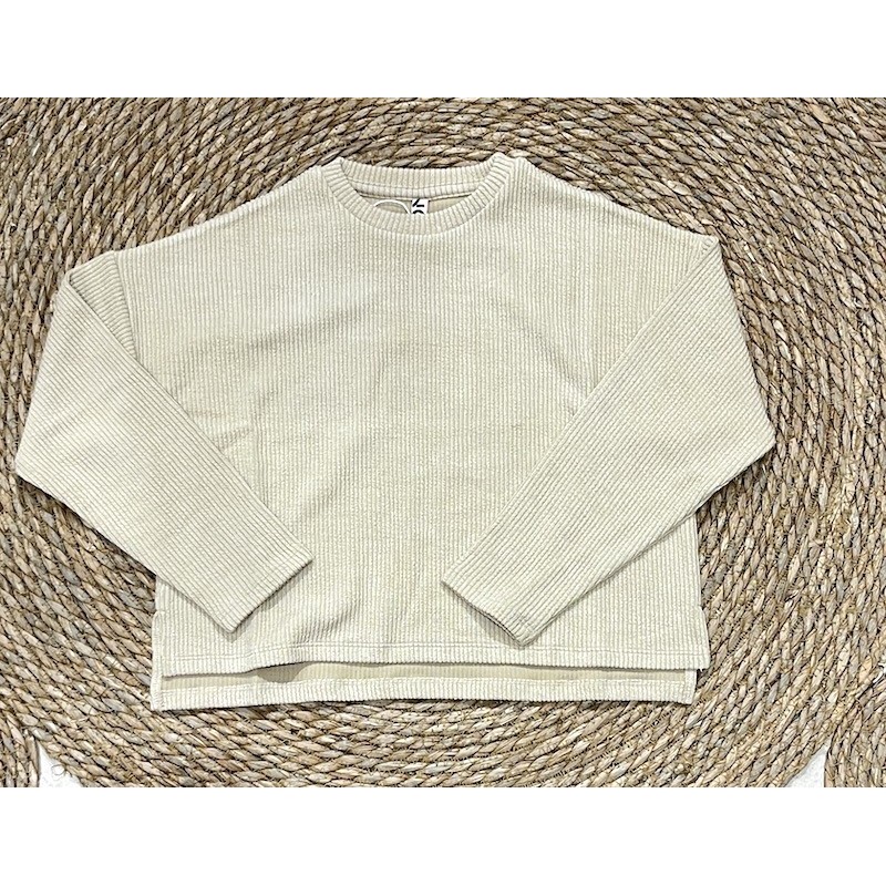 LOSAN MAGLIA AMPIA COSTINE BEIGE