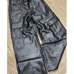 LOSAN PANTAPALAZZO ECO-PELLE CON TASCONI