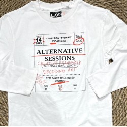 LOSAN MAGLIA M/L WHITE ART