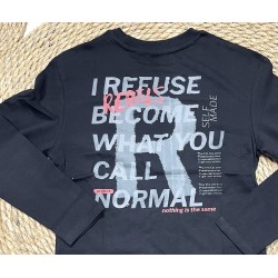 LOSAN MAGLIA M/L BLACK