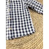 LOSAN CAMICIA M/L  SCACCHI BLU