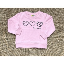LOSAN FELPA GIROCOLLO PINK...
