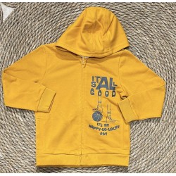 LOSAN FELPA ZIP YELLOW BIMBO