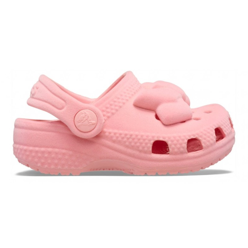CROCS VELVET BOW BABY