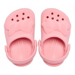 CROCS VELVET BOW BABY