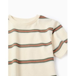 ZY MAGLIA M/M RIGHE BEIGE RAGAZZO
