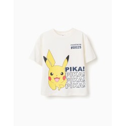 ZY MAGLIA M/M POKEMON WHITE...