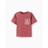 ZY MAGLIA M/M RICAMO BROWN RAGAZZA