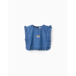 ZY PONCHO DENIM RAGAZZA