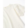 ZY MAGLIA M/M RICAMO WHITE RAGAZZA