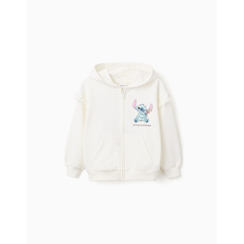 ZY FELPA ZIP GARZATA STITCH RAGAZZA