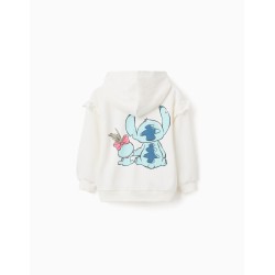 ZY FELPA ZIP GARZATA STITCH RAGAZZA