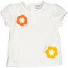 BIRBA MAGLIA M/M FIORI IN CROCHET WHITE RAGAZZA